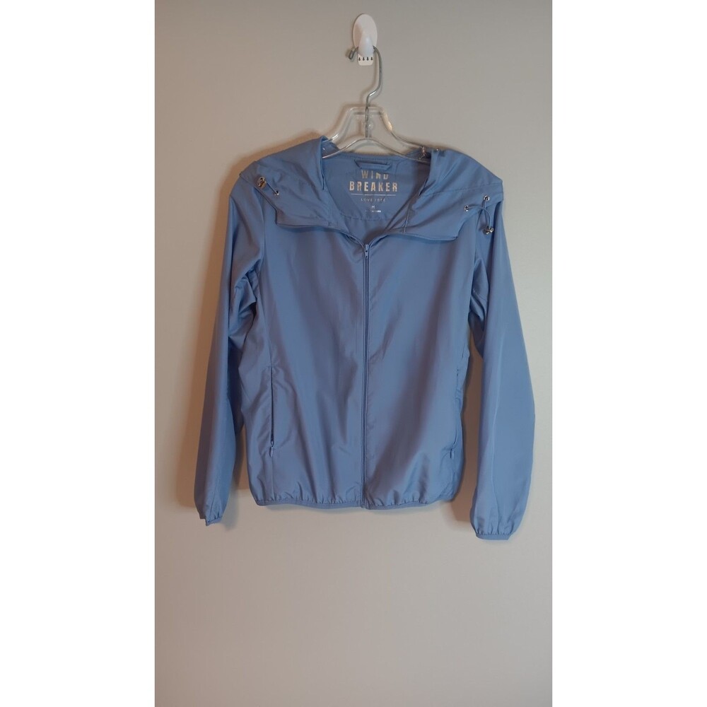 Love Tree Windbreaker Jacket Hooded Sz Med Light Purple
